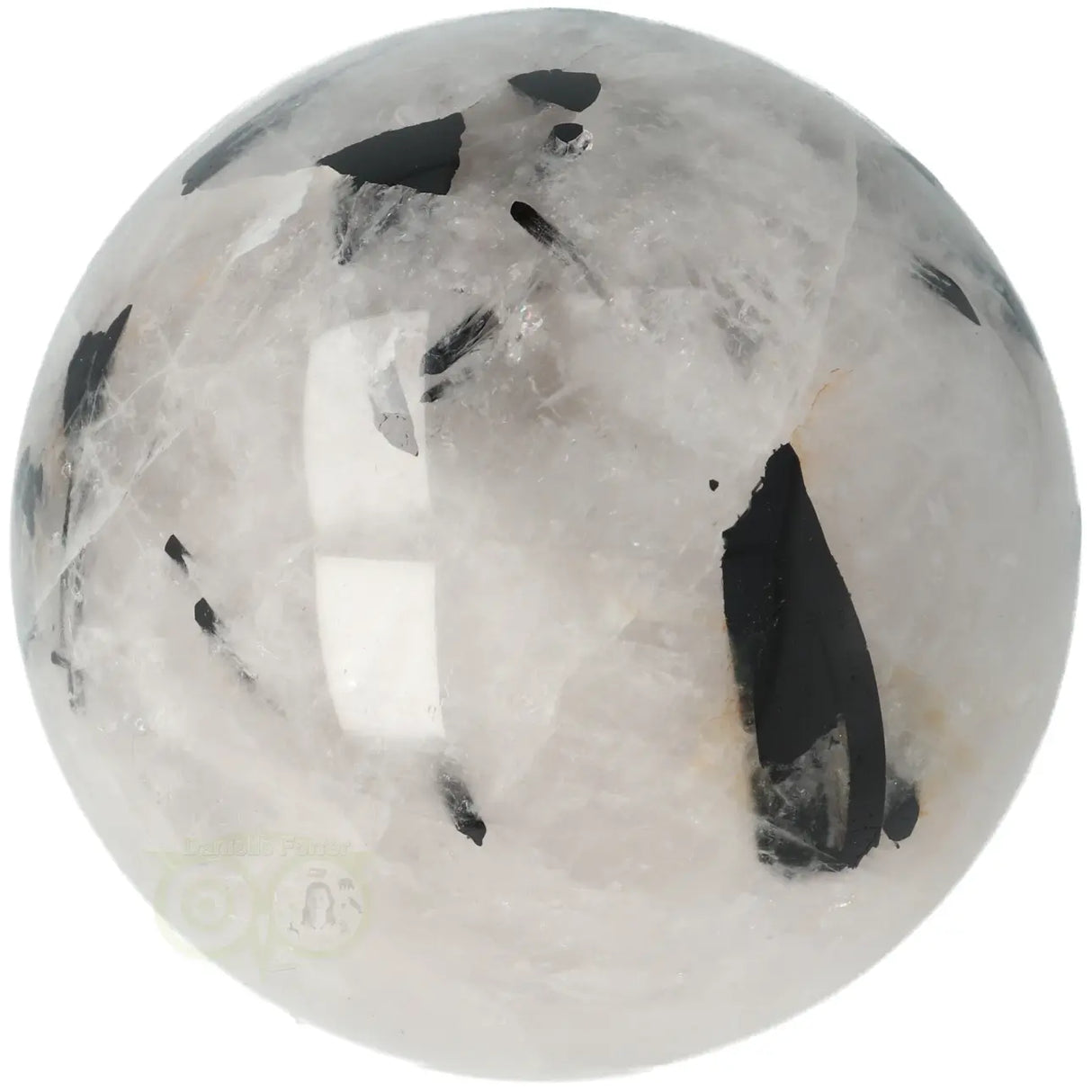 Toermalijn kwarts Bol Nr 28 - Ø 6.98 cm