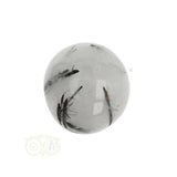 Toermalijn kwarts geronde trommelsteen Nr 23