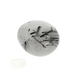 Toermalijn kwarts geronde trommelsteen Nr 23