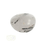 Toermalijn kwarts geronde trommelsteen Nr 24