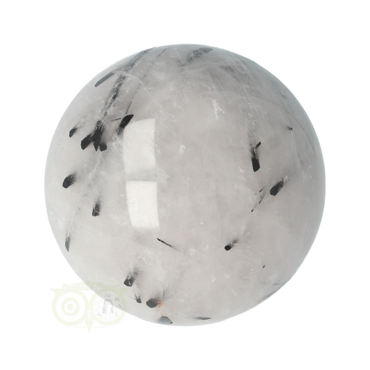 Toermalijn kwarts Bol Nr 24 - Ø 5.27 cm