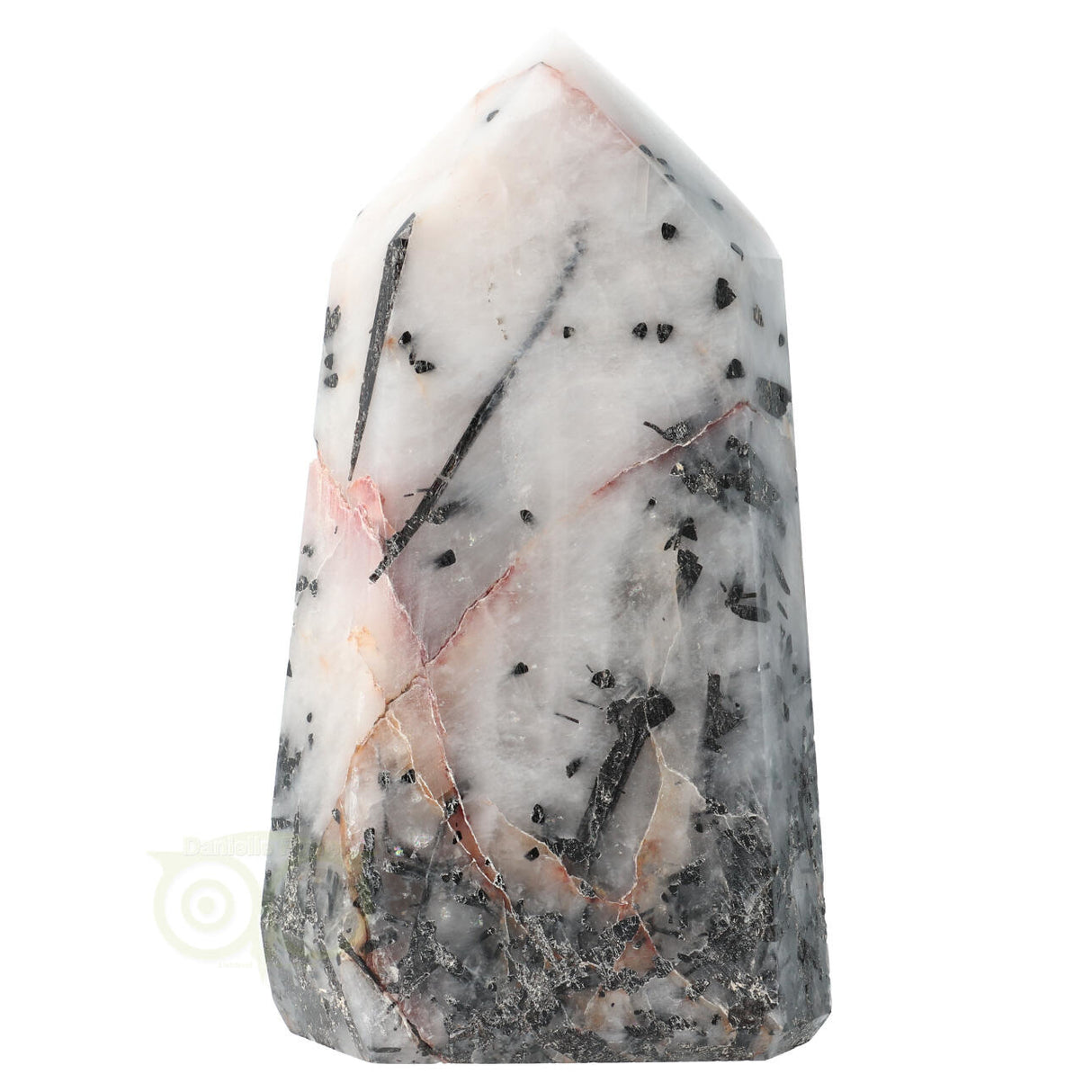 Toermalijnkwarts obelisk Nr 16