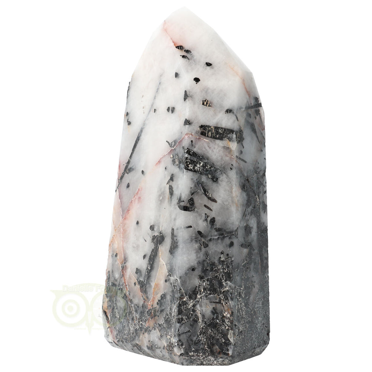 Toermalijnkwarts obelisk Nr 16