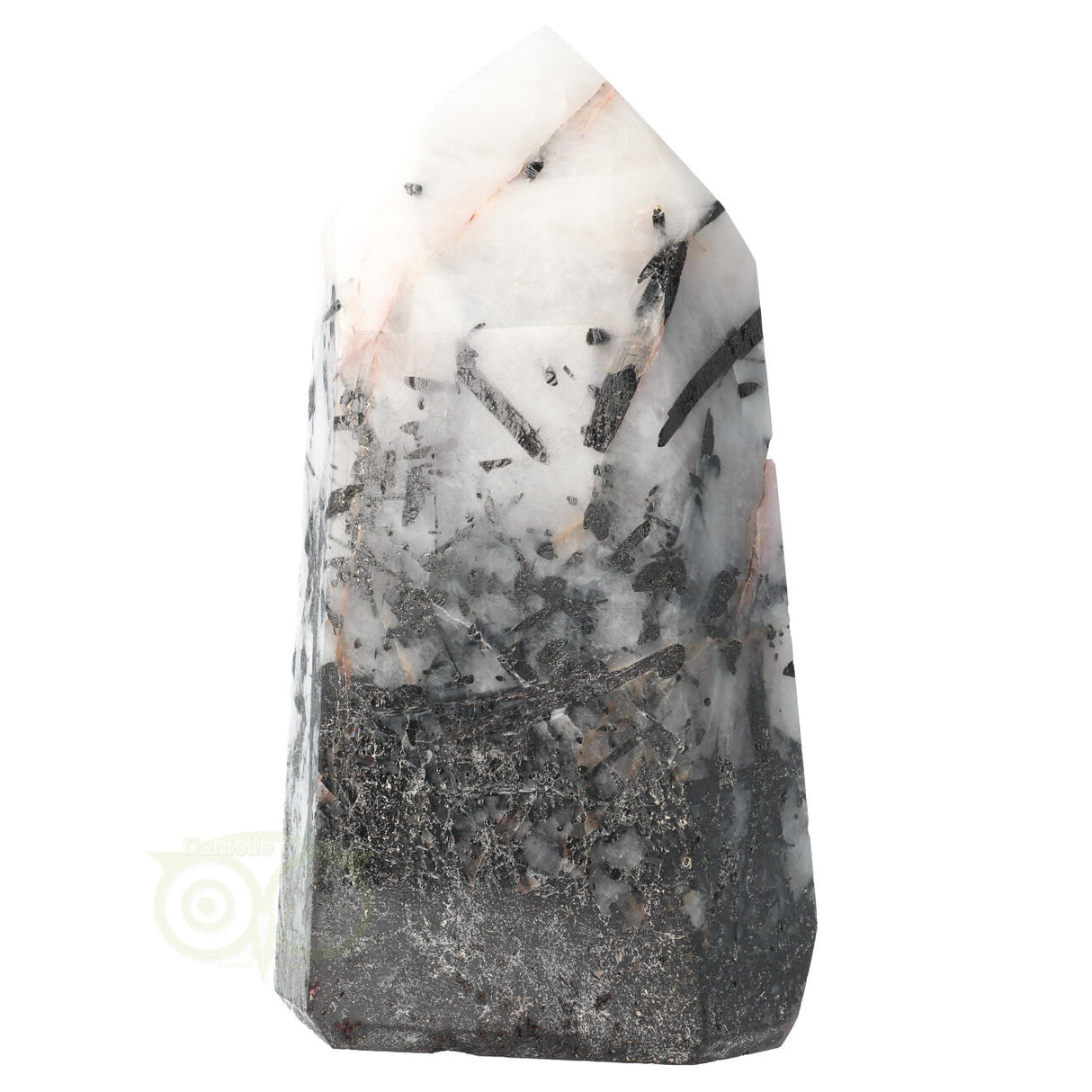 Toermalijnkwarts obelisk Nr 16