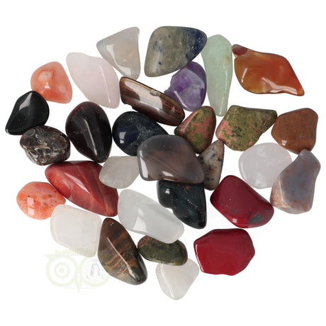 Tumbled stone mix 500 grams - gemstone advantage