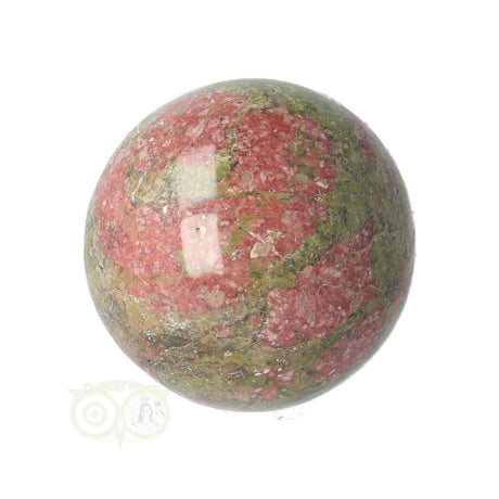 Unakiet bol nr. 9 – bovenaanzicht – levendig roze groen patroon – Webshop Danielle Forrer