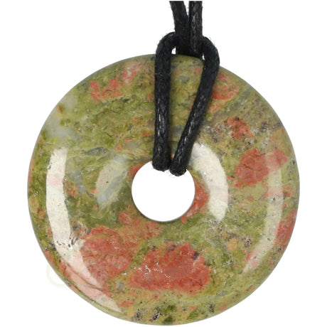 Unakiet Donut hanger nr 22 - Ø 4cm | Edelsteen sieraad
