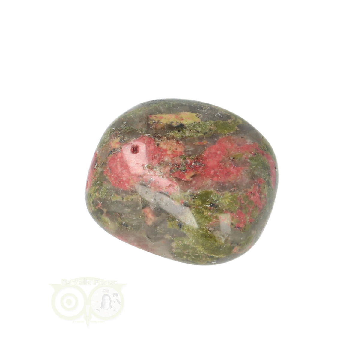 Unakite tumbled stone No. 23