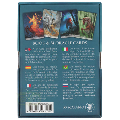 Unicorns Oracle Paolo Barbieri detailkaart – eenhoorn illustratie spirituele boodschap orakel – Webshop Danielle Forrer