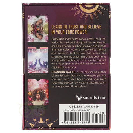 Oracle kaarten set Shannon Kaiser – Unshakable Inner Peace met boekje