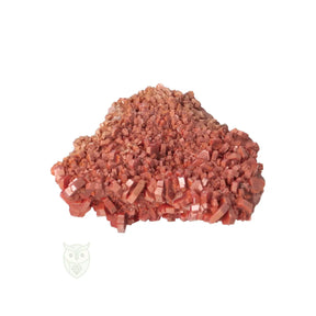 vanadiniet cluster 30 gram marokko rood oranje kristallen