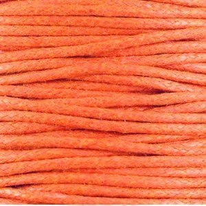Wax cord 1.5 mm Warm-Orange 1.2 mtr.