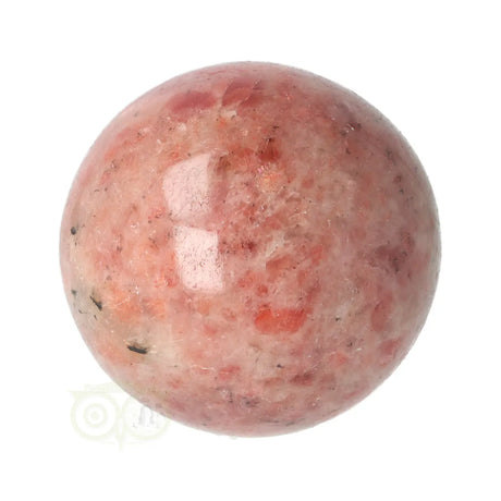 Zonnesteen bol 170 gram nr. 44 – lichtval die aventurescens-schittering activeert in gepolijst oppervlak – India – Webshop Danielle Forrer