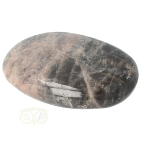 zwarte maansteen handsteen nr 75 151 gram madagaskar