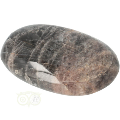 maansteen zwart edelsteen handsteen meditatie steen