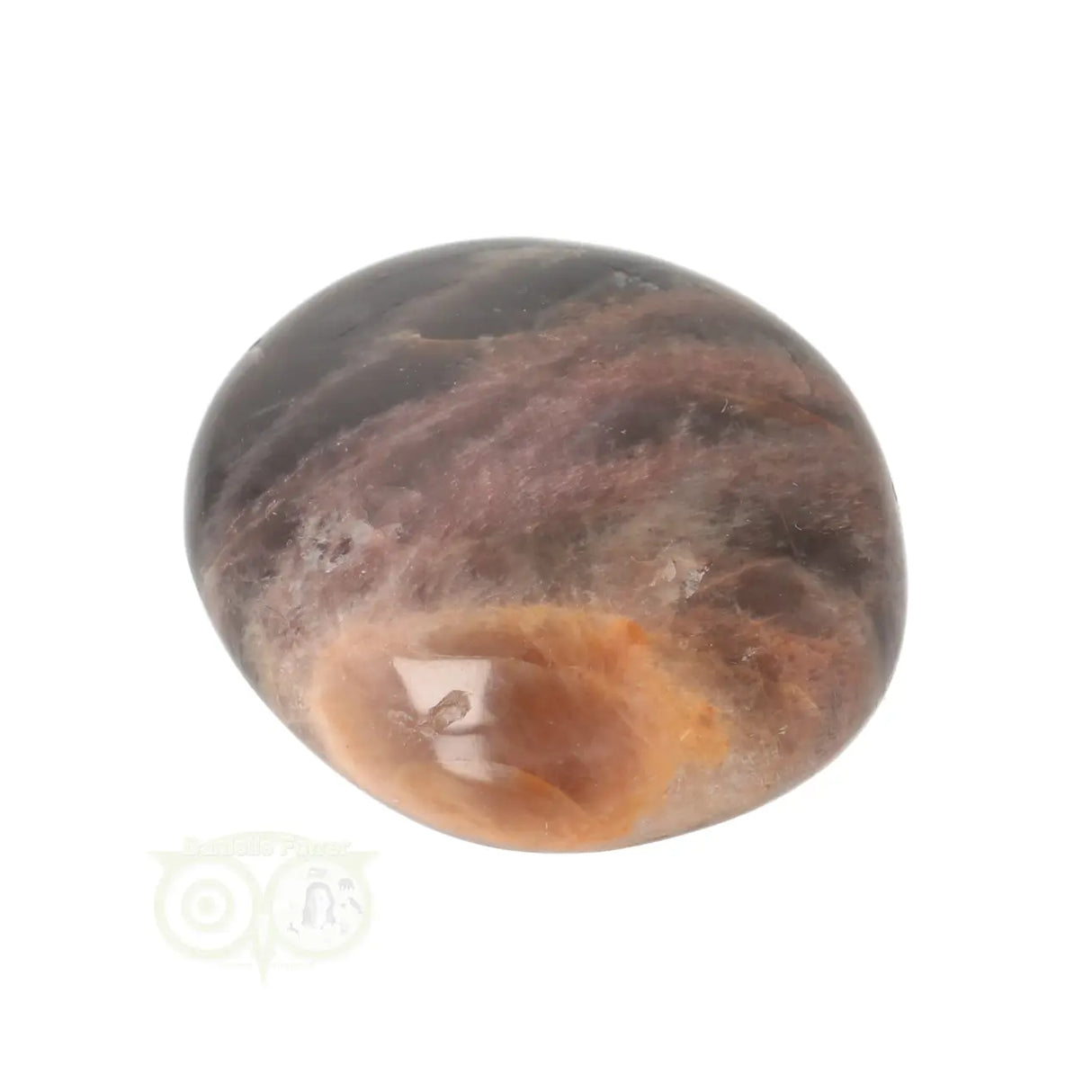 Zwarte Maansteen handsteen  Nr 86