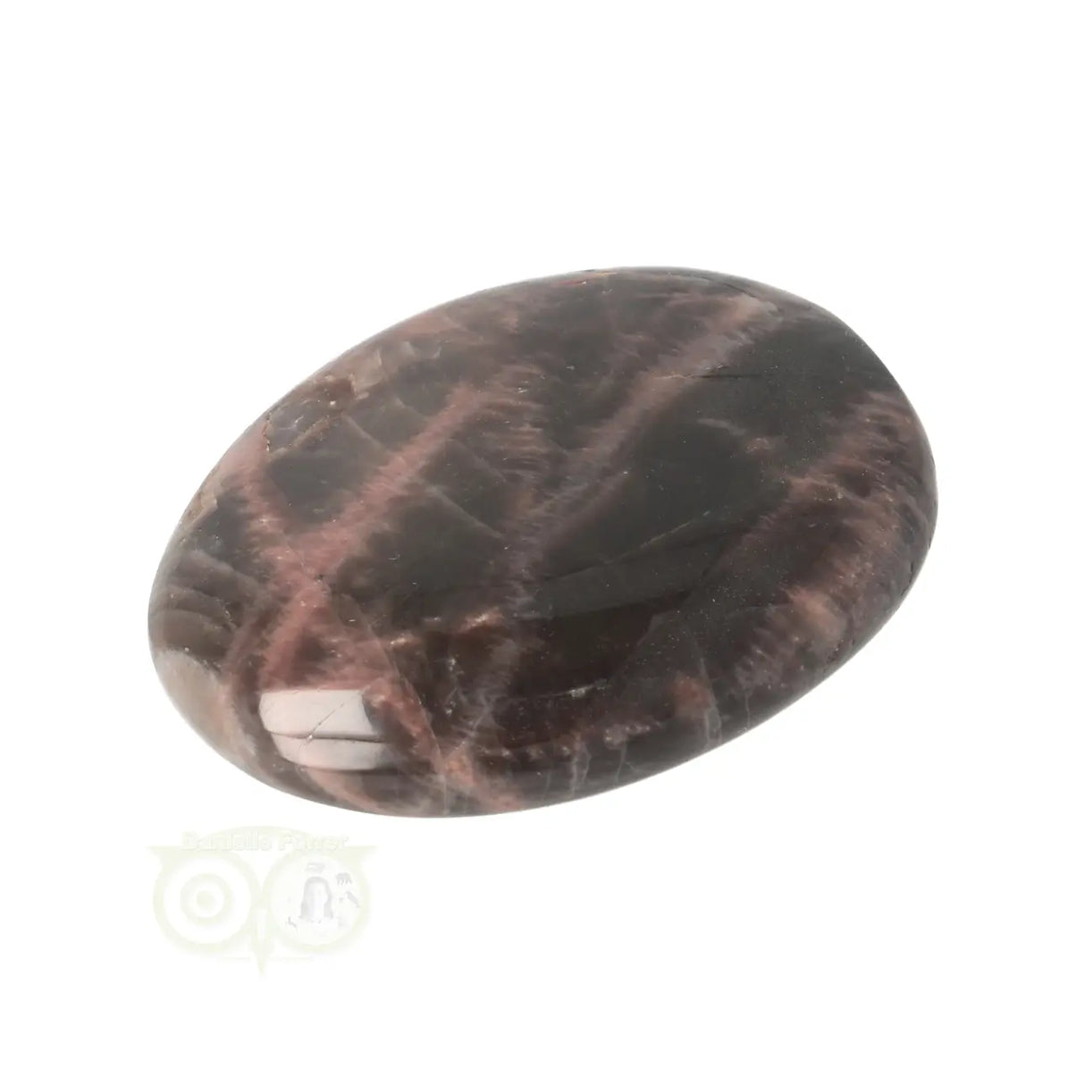 Zwarte Maansteen handsteen  Nr 87