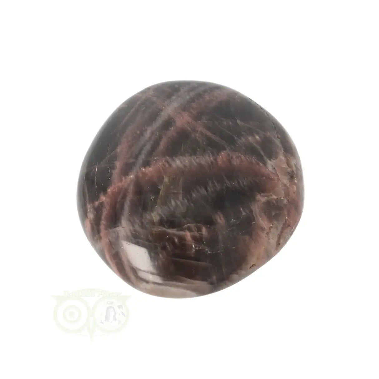 Zwarte Maansteen handsteen  Nr 87