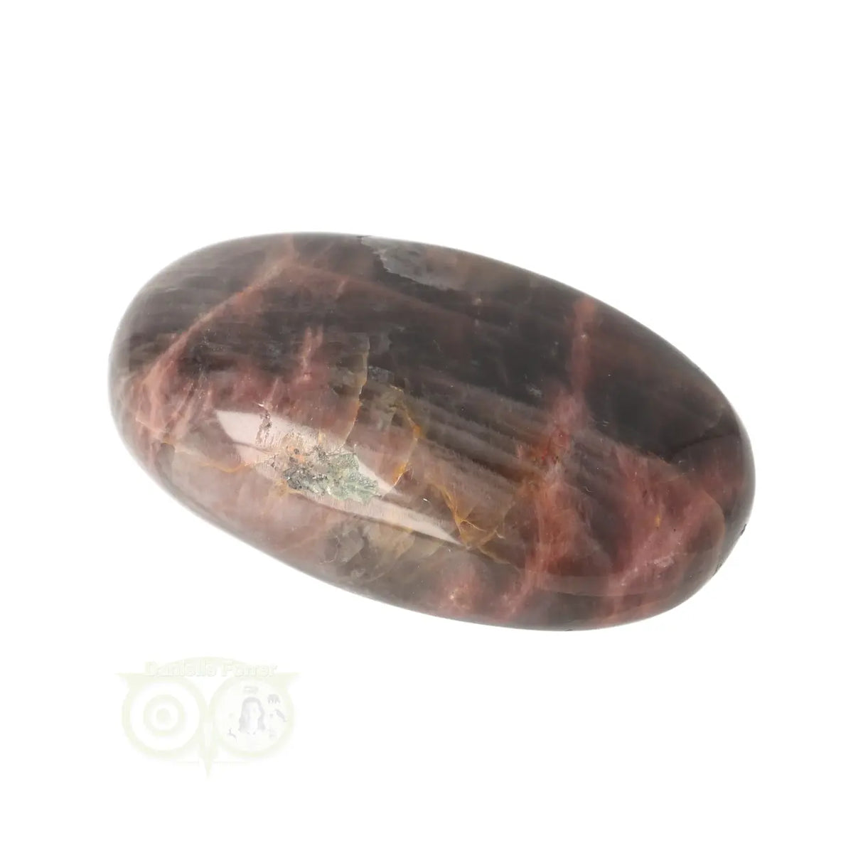 Zwarte Maansteen handsteen  Nr 88