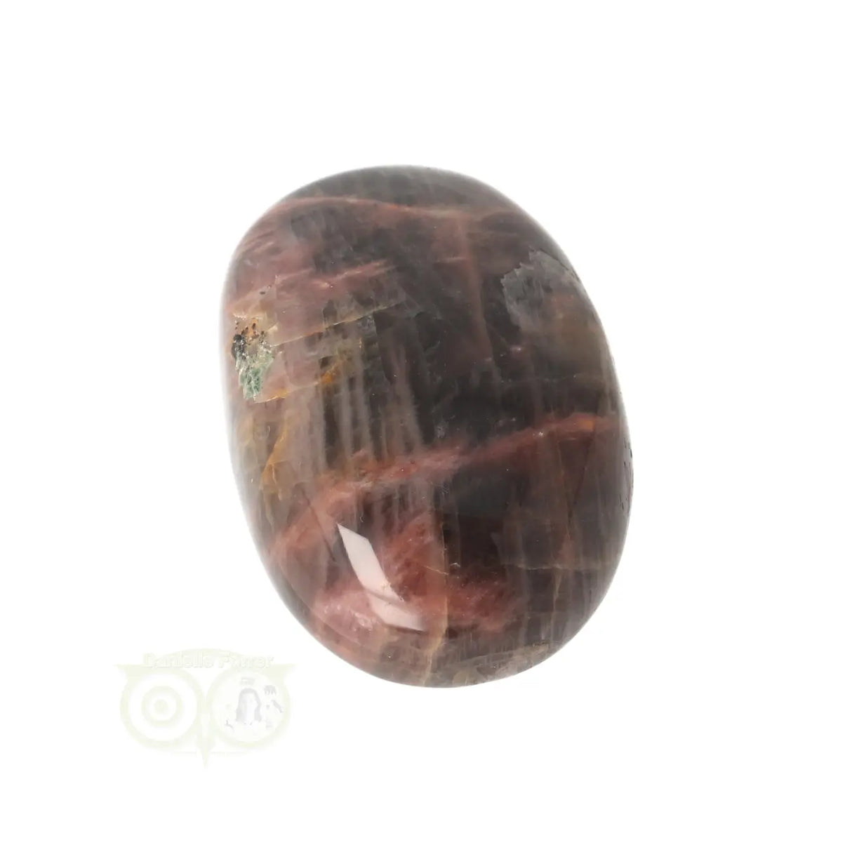 Zwarte Maansteen handsteen  Nr 88