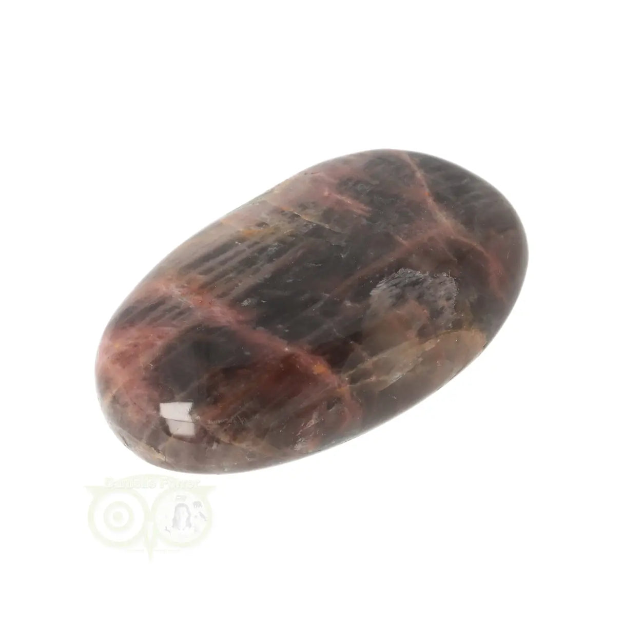 Zwarte Maansteen handsteen  Nr 88