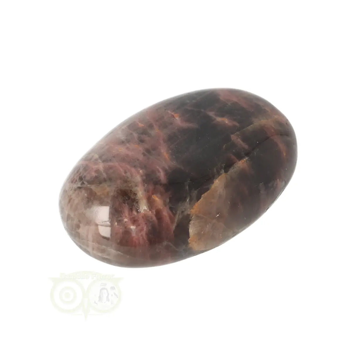 Zwarte Maansteen handsteen  Nr 88