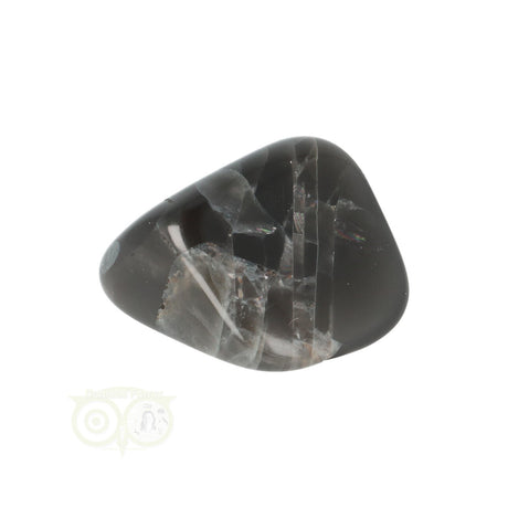 Black Moonstone tumbled stone No. 25