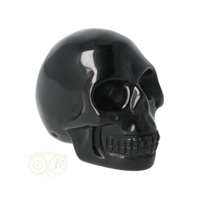zwarte obsidiaan schedel nr 10 75 gram