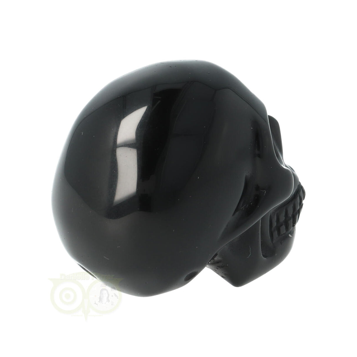 Zwarte Obsidiaan schedel Nr 10