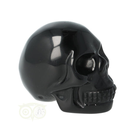 edelstenen schedel obsidiaan zwart
