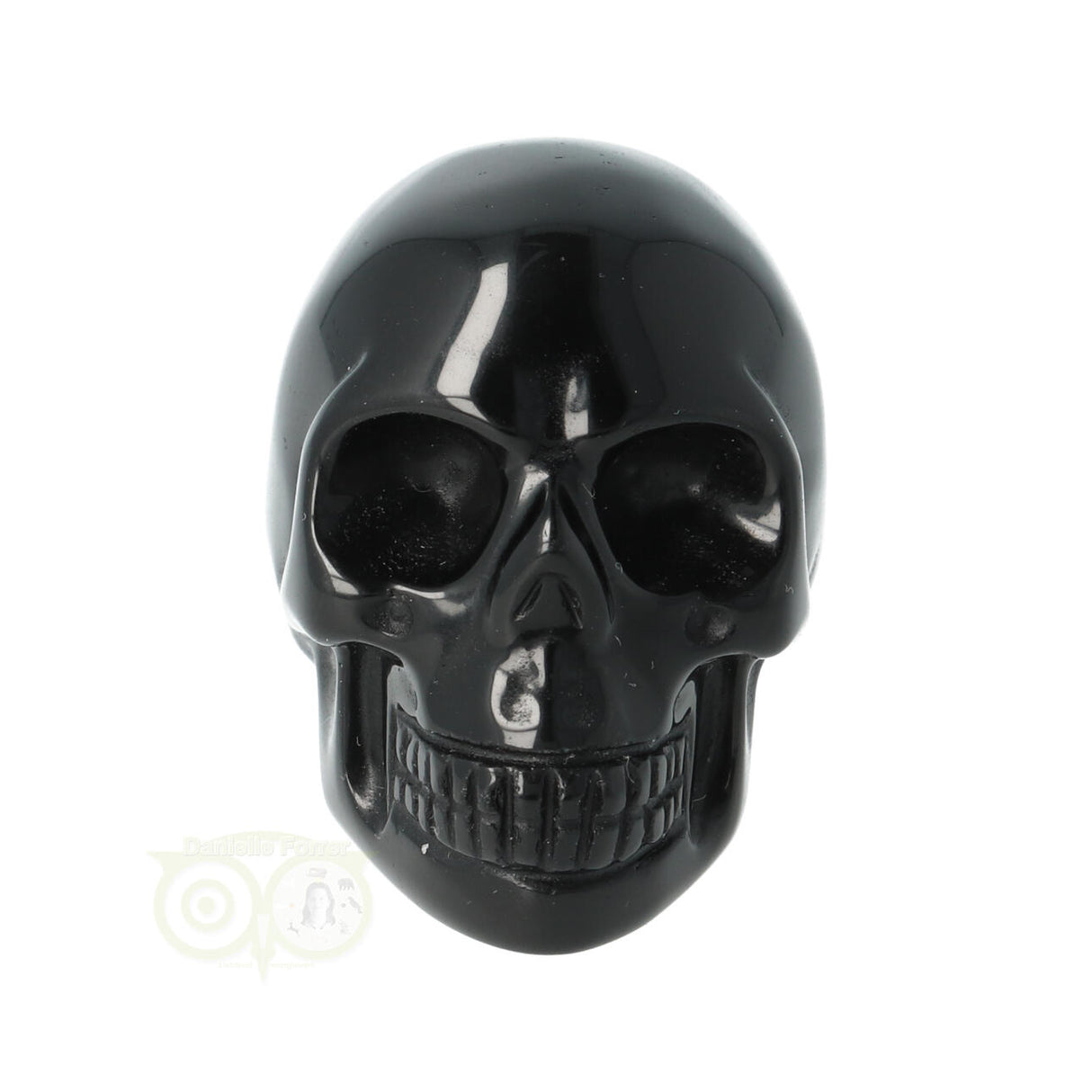 Zwarte Obsidiaan schedel Nr 10