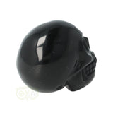 Zwarte Obsidiaan schedel Nr 16