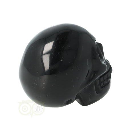Schwarzer Obsidian Schädel Nr. 16 – 82 Gramm | Edelstein Schädel