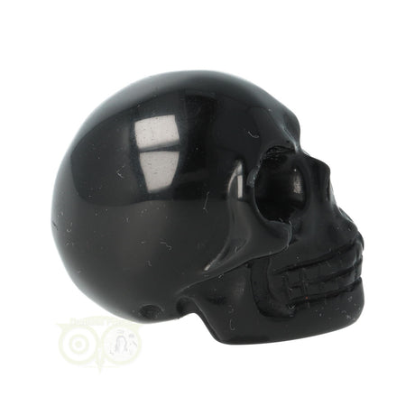 Schwarzer Obsidian Schädel Nr. 16 – 82 Gramm | Edelstein Schädel
