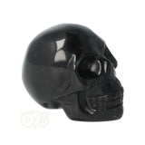Zwarte Obsidiaan schedel Nr 16