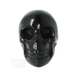 Zwarte Obsidiaan schedel Nr 16