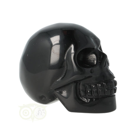 kleine obsidiaan schedel uniek