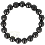 Zwarte Toermalijn armband 10 mm