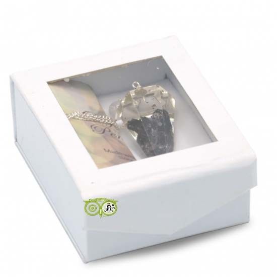 Orgon Pendel Zwarte Toermalijn - facet geslepen